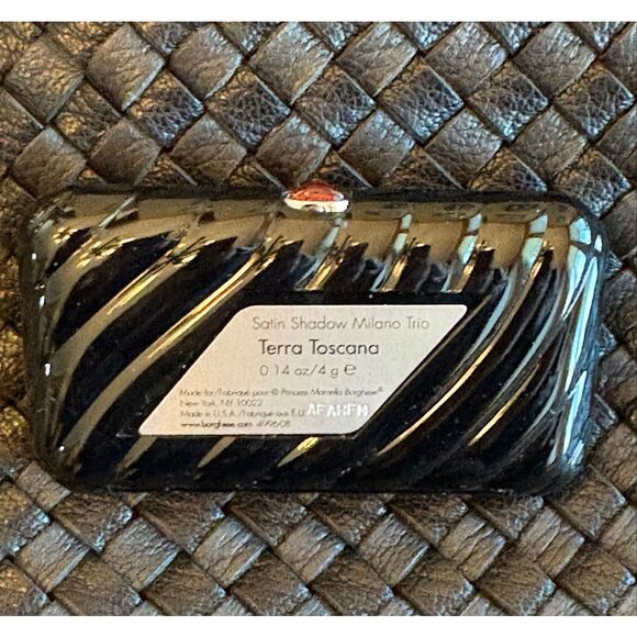 BORGHESE - NWT Satin Shadow Milano Trio Eyeshadow Palette in #8 "Terra Toscana" - Picture 10 of 15